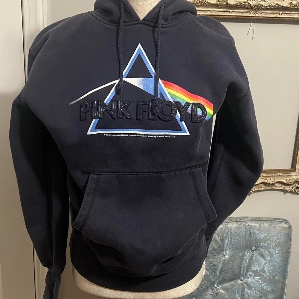Pink Floyd Dark Blue hoodie from the album Dark Side of the Moon - Picture 4 of 5